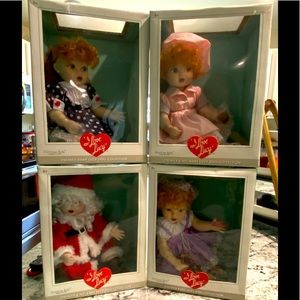 4 NEW I Love Lucy dolls toys kids vintage